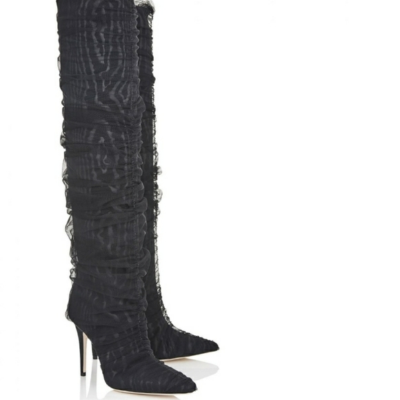 off white jimmy choo boots